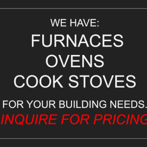 Furnaces, Ovens, Cook Stoves