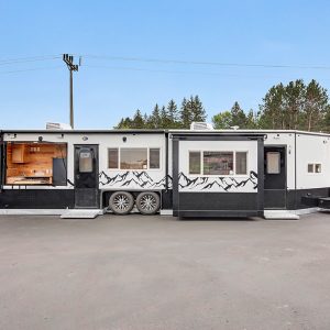 Ice Castle Stub Custom – Designed by Milaca Unclaimed Freight 8' X 34' Fish House